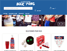 Tablet Screenshot of beer-pong.fr