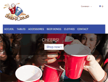 Tablet Screenshot of beer-pong.ch